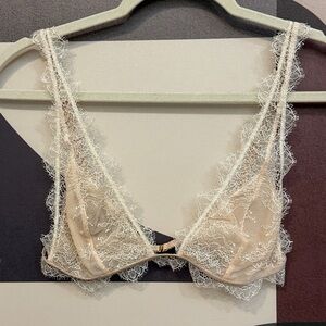 Victoria's Secret Sheer Lace Bralette Size Small